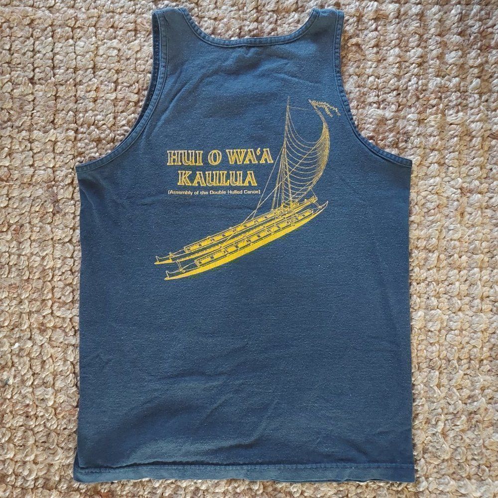 Vintage Outrigger/ Hui O Waʻa Kaulua Grey Tank Top